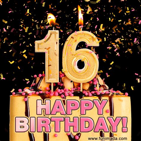 happy 16th birthday gif images|Happy 16 Birthday GIFs